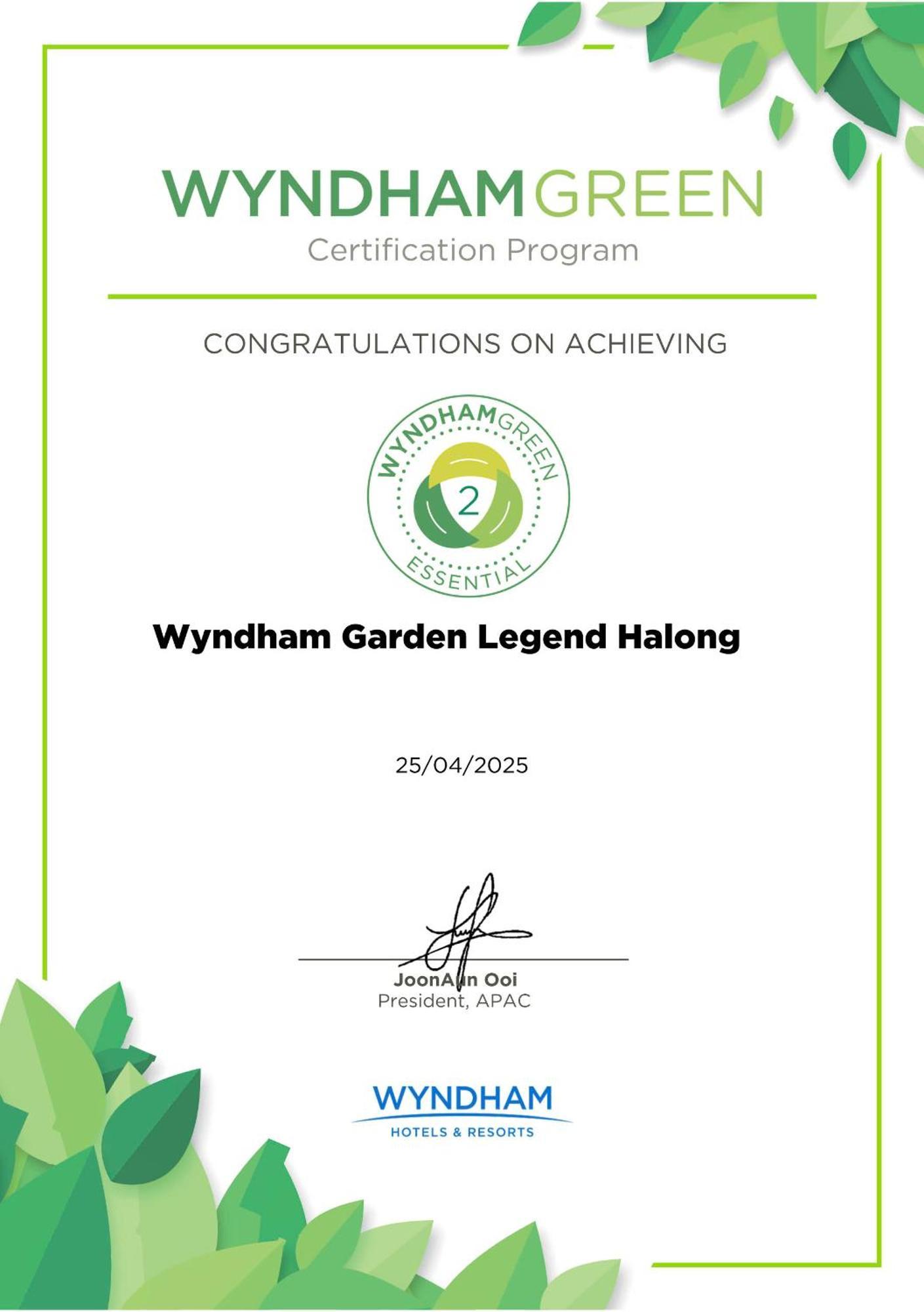 ホテル Wyndham Garden Legend Halong ハロン エクステリア 写真
